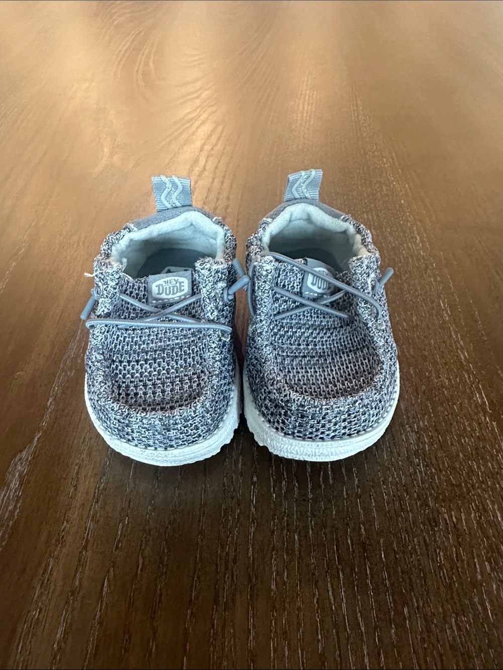 Hey Dude Baby Grey Slip-On Sneakers